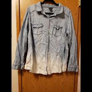 Denim Button-up Shirt